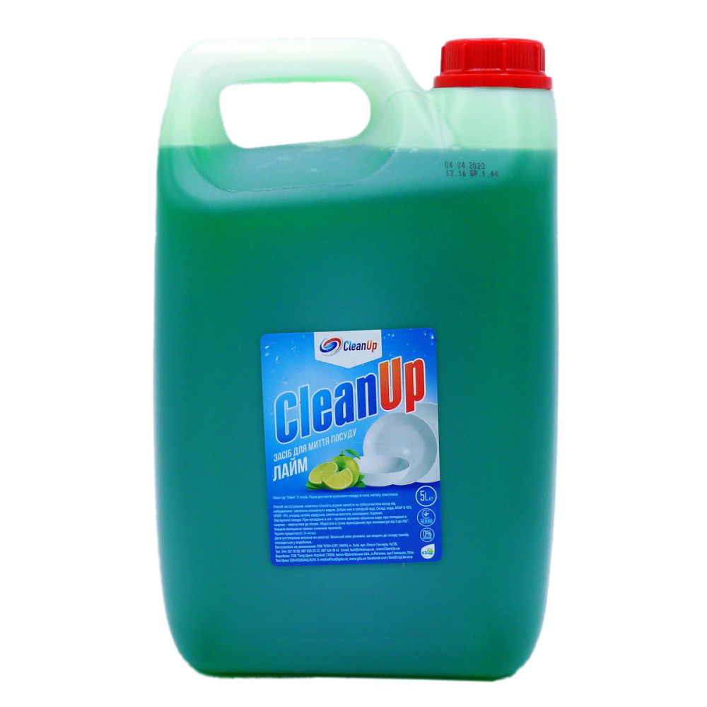 Gold Cytrus- CLEANUP рідина для миття посуду зелена 5 л